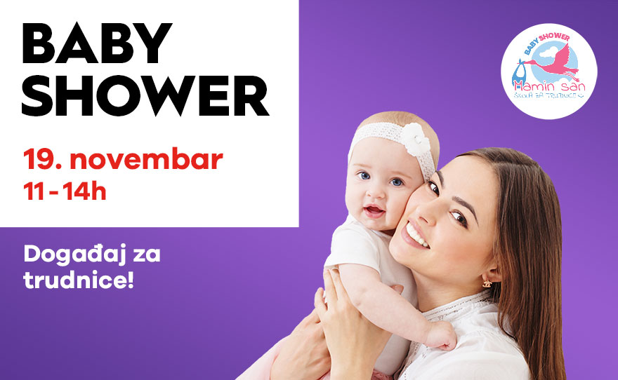 BABY SHOWER – EDUKATIVNE RADIONICE, 19. novembar, 11-14h