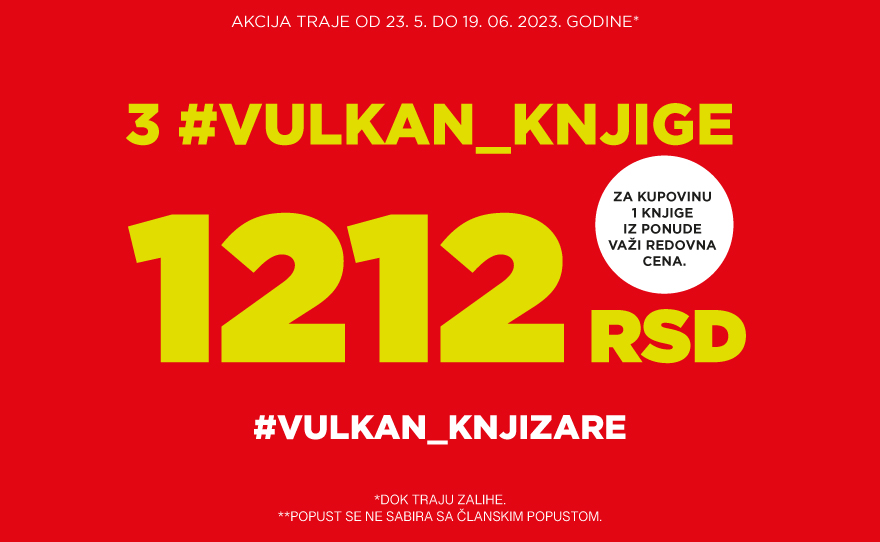 AKCIJA NA ODABRANE KNJIGE U VULKANU