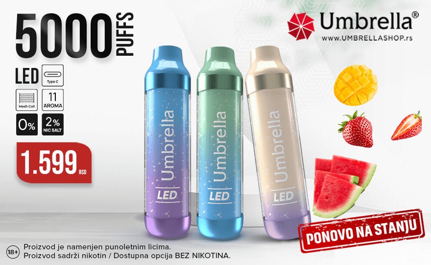 Ponovo na stanju 5000 PUFFS LED