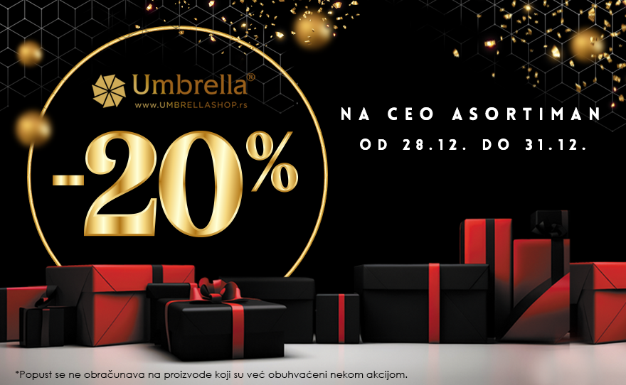 PRAZNIČNA PONUDA u Umbrella shop-u