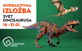 🦖INTERAKTIVNA IZLOŽBA SVET DINOSAURUSA, 18 – 31. januar 🦖