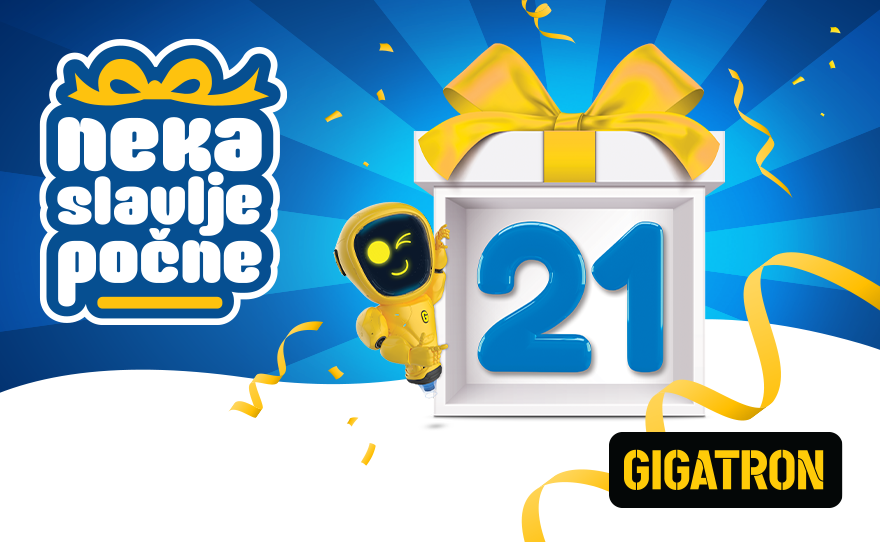 Gigatron slavi 21. rođendan