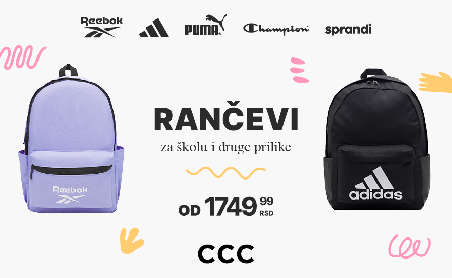 Nova kolekcija rančeva u CCC-u!