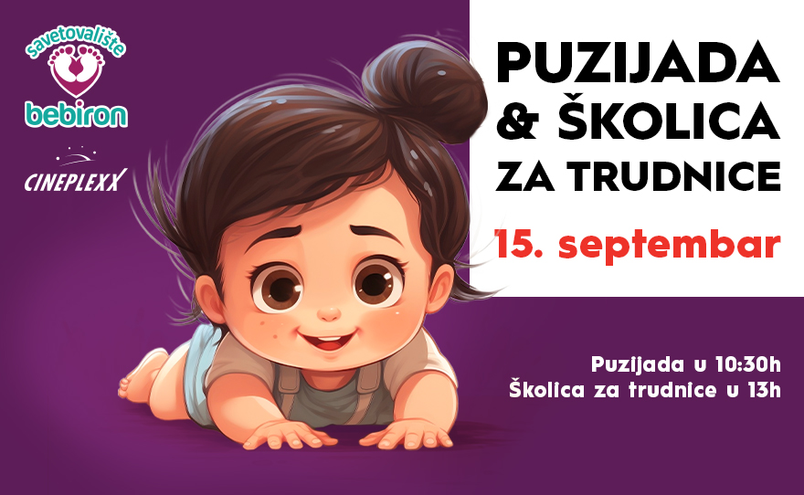 👶 BEBIRON PUZIJADA & ŠKOLICA ZA TRUDNICE, 15. septembar u 10:30h 👶