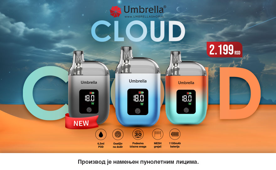 NOVI PUNJIVI MODEL – UMBRELLA CLOUD
