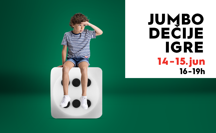 JUMBO DEČIJE IGRE, 14–15. jun, 16–19h