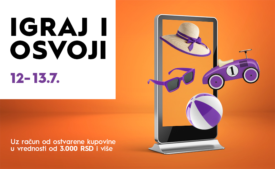 IGRAJ I OSVOJI, 12-13. jul