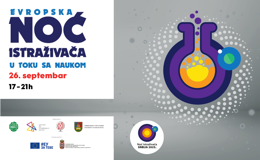 🌍EVROPSKA NOĆ ISTRAŽIVAČA, 26. septembar 17-21h🔬
