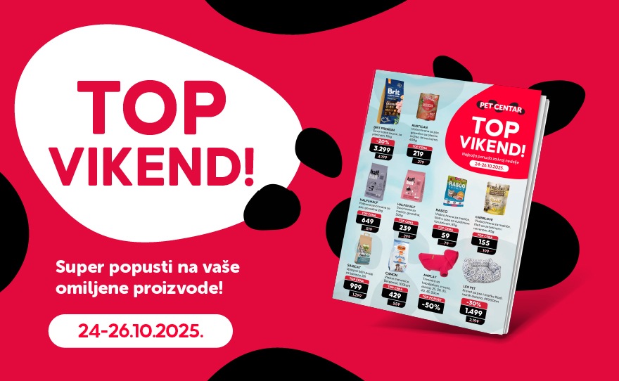 Pet centar – TOP VIKEND ponuda, iskoristi sjajne popuste