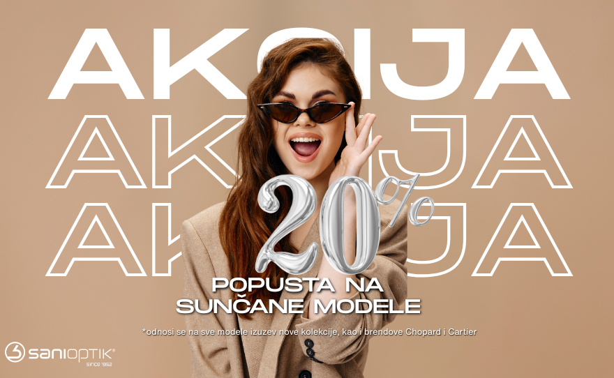 Sani Optik – 20% popusta na sunčane modele