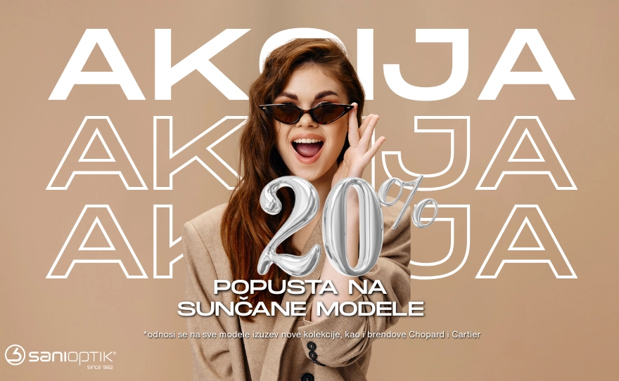 Sani Optik – 20% popusta na sunčane modele