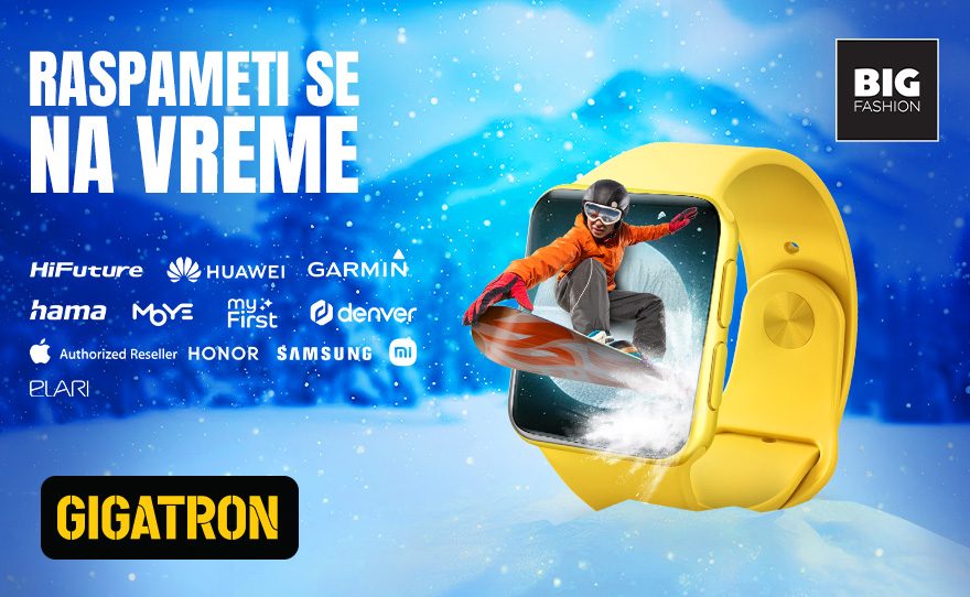 Gigatron – Raspameti se na vreme!❄️