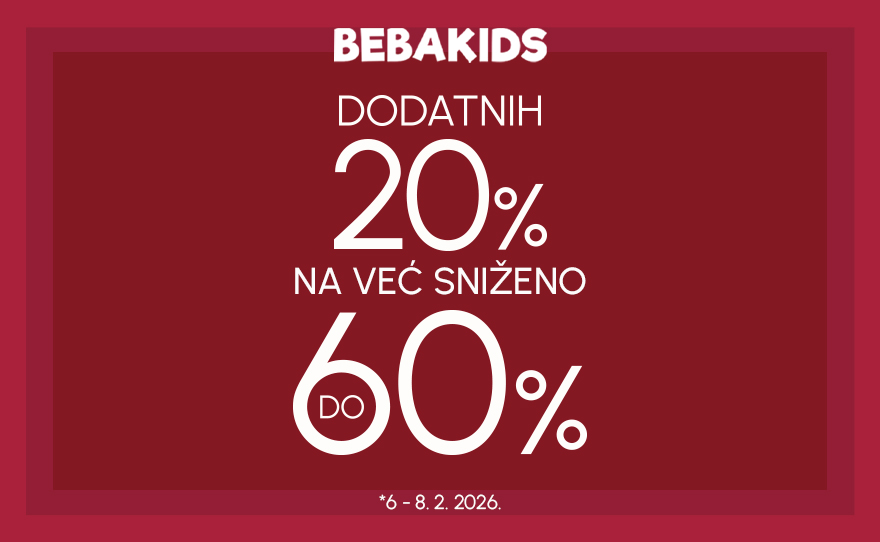 SAMO OVOG VIKENDA – Dodatnih 20% na već sniženo!