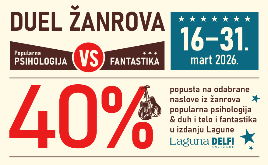 Laguna – 40% popusta na odabrane naslove psihologije i fantastike!