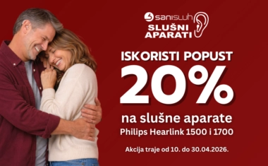 Sani Optik – 20% na slušne aparate