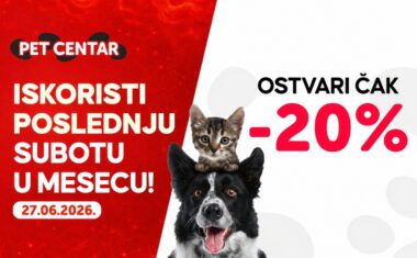 Poslednja subota u mesecu! -20% za račune preko 4.000 dinara