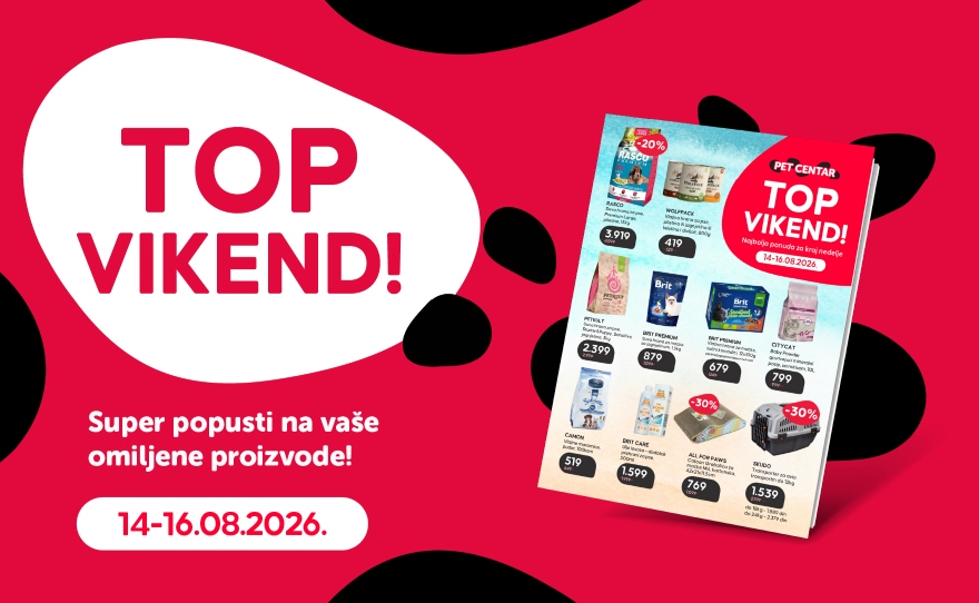 TOP VIKEND u Pet Centar prodavnici