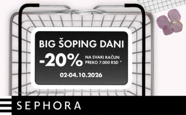 Sephora – BIG šoping dani