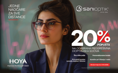 SANI OPTIK – IZABERI JEDNE NAOČARE ZA SVE DISTANCE