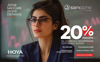 SANI OPTIK – IZABERI JEDNE NAOČARE ZA SVE DISTANCE