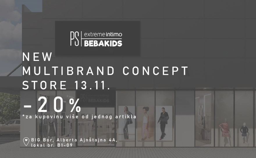 Popusti povodom otvaranja multibrend concept store-a
