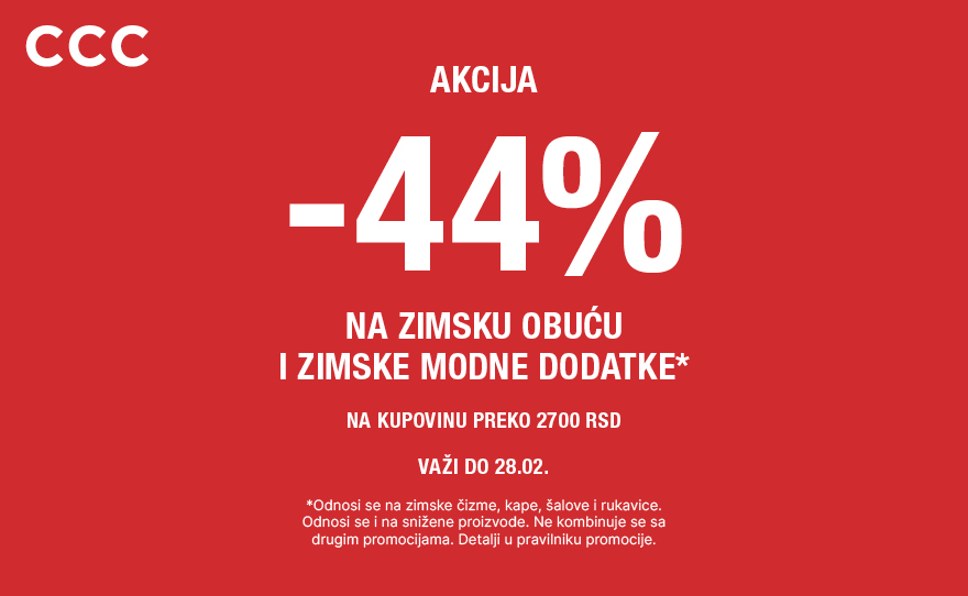 Akcija na zimsku kolekciju u CCC prodavnici!