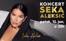 KONCERT SEKA ALEKSIĆ | 12. jun, 20H 🎤