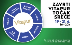 🎡 ZAVRTI VITAPUR TOČAK SREĆE I 19–21. jun, 16-20H