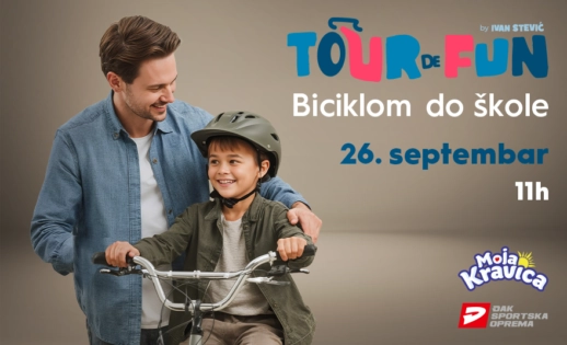 🚴♂️TOUR DE FUN I BICIKLOM DO ŠKOLE, 26. SEPTEMBAR OD 11 H