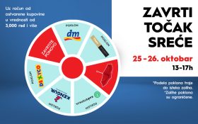 ZAVRTI TOČAK SREĆE | 25–26. oktobar | 13–17h 🎡