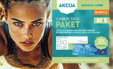 BAUSCH + LOMB AKCIJA U DIOPTI