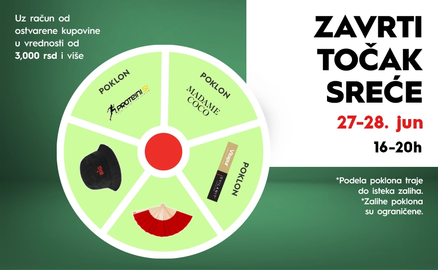 🎡 ZAVRTI TOČAK SREĆE | 27-28. jun| 16-20h 🎡
