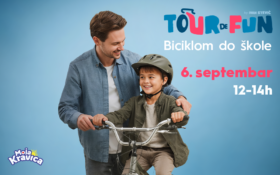 🚴♂️ TOUR DE FUN | Biciklom do škole, 6. septembar, 12–14h 🚴♂️