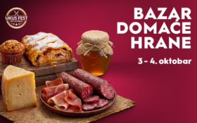 😍 BAZAR DOMAĆE HRANE, 03. I 04. oktobar 😍