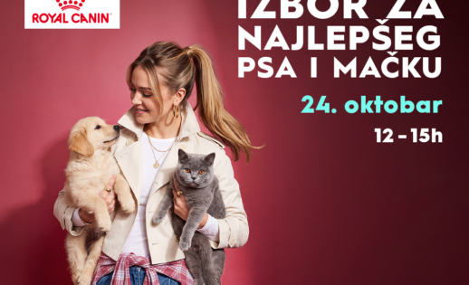 🐾 IZBOR ZA NAJLEPŠEG PSA I MAČKU, 24. oktobar, 12-15h 🐾