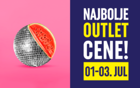 OUTLET ŠOPING DANI, OD 1. DO 3. JULA