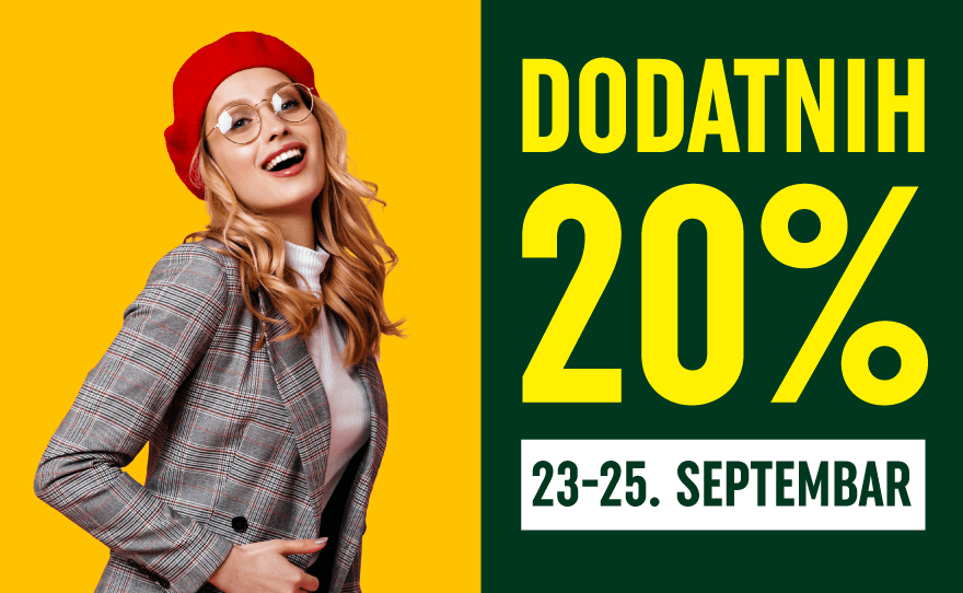 JESENJI OUTLET POPUSTI, 23-25. SEPTEMBAR