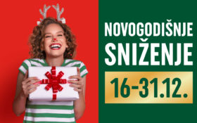 Ne propustite NAJVEĆE NOVOGODIŠNJE SNIŽENJE i NAJVEĆE OUTLET POPUSTE!