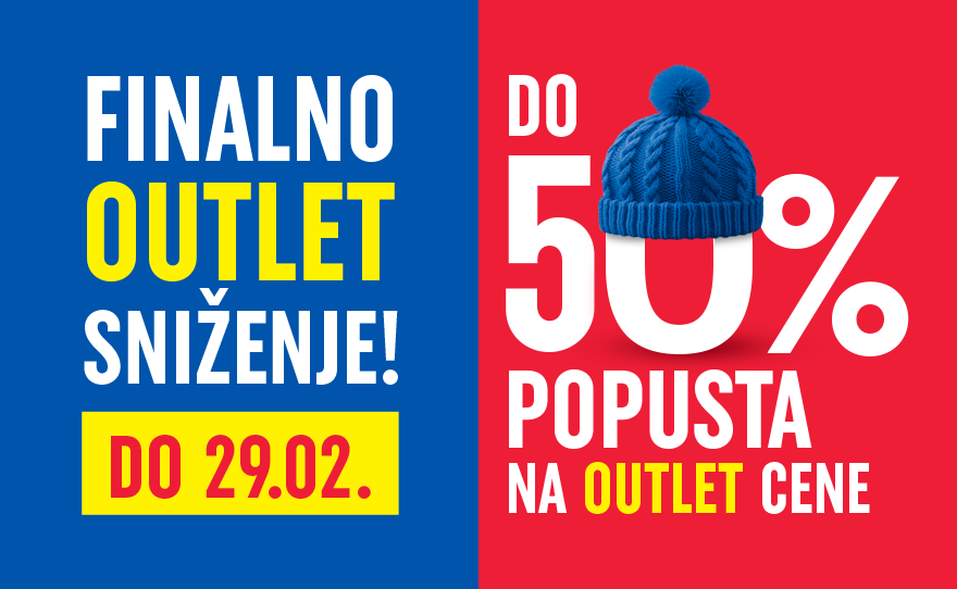 FINALNO SNIŽENJE, 19. januar – 29. februar!