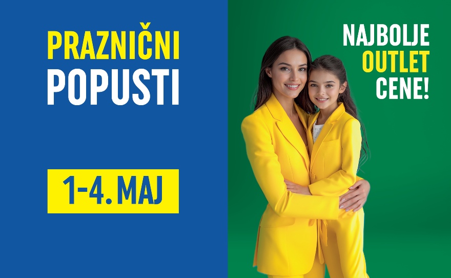 ✨PRAZNIČNI POPUSTI, 1 – 4. MAJ✨