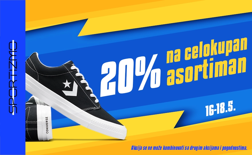 20% popusta na ceo asortiman!