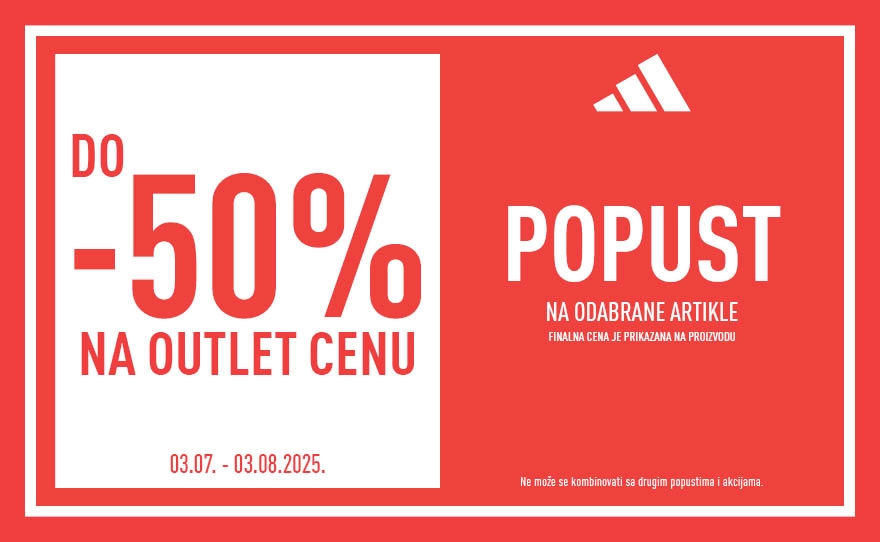 End of Season Sale u Adidas outlet radnji!