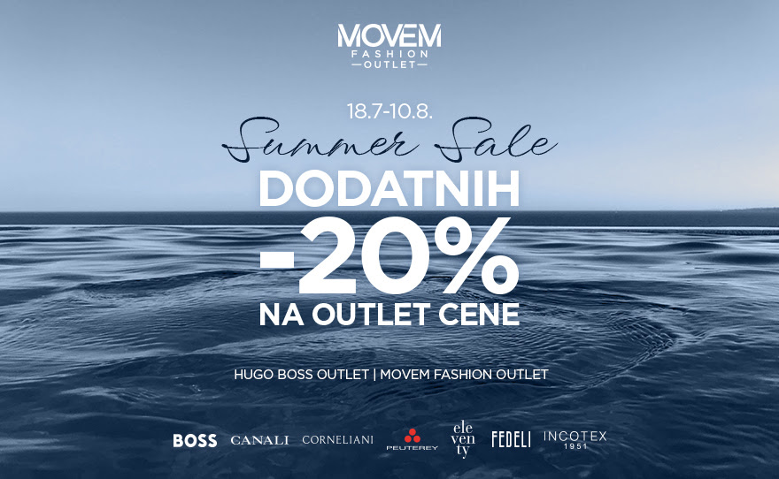 OUTLET SUMMER SALE u Movem i HUGO BOSS outletu!🌊