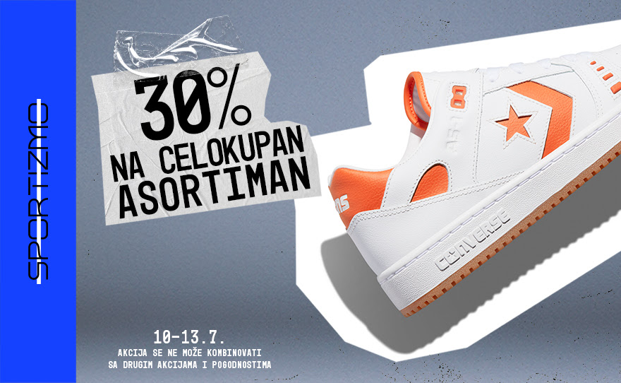 Sportizmo – 30% na celokupan asortiman