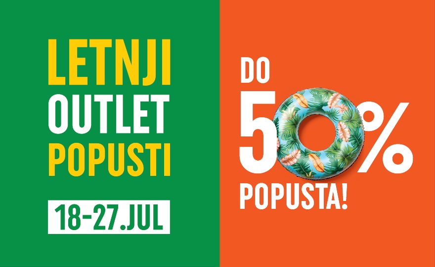 ☀️ LETNJI OUTLET POPUSTI | 18 – 27. JUL ☀️