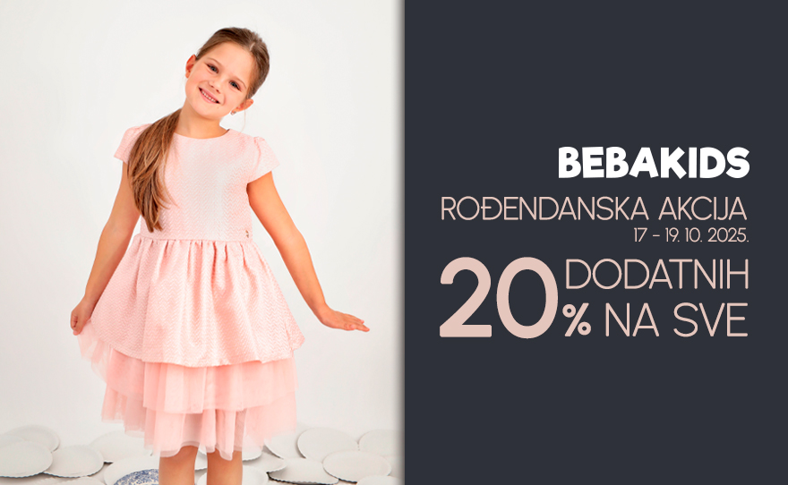 BEBAKIDS ROĐENDANSKA AKCIJA!