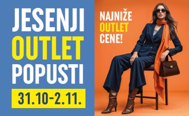JESENJI OUTLET POPUSTI | 31. OKTOBAR – 2. NOVEMBAR