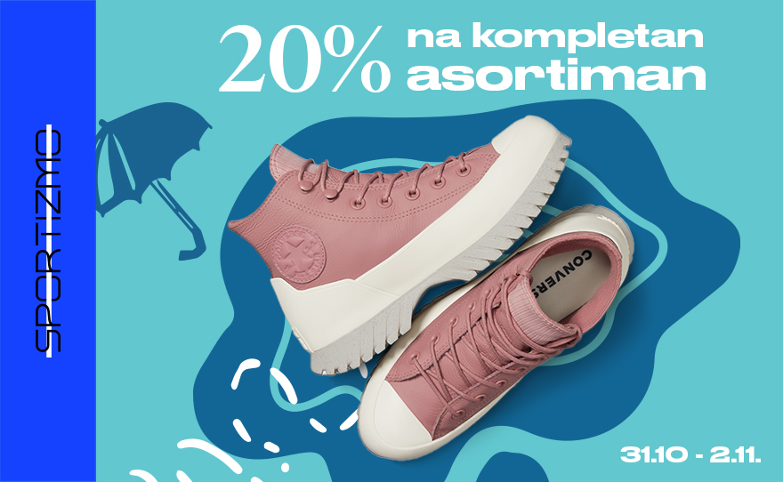 Sportizmo – 20% na celokupan asortiman