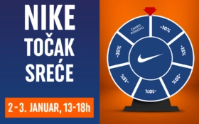 NIKE TOČAK SREĆE I 2-3. JANUAR 🎡