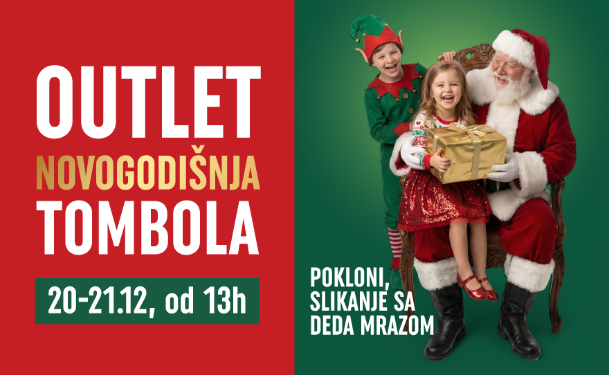 🎅✨ SLIKANJE SA DEDA MRAZOM & NOVOGODIŠNJA TOMBOLA | 20–21.12. ✨🎅